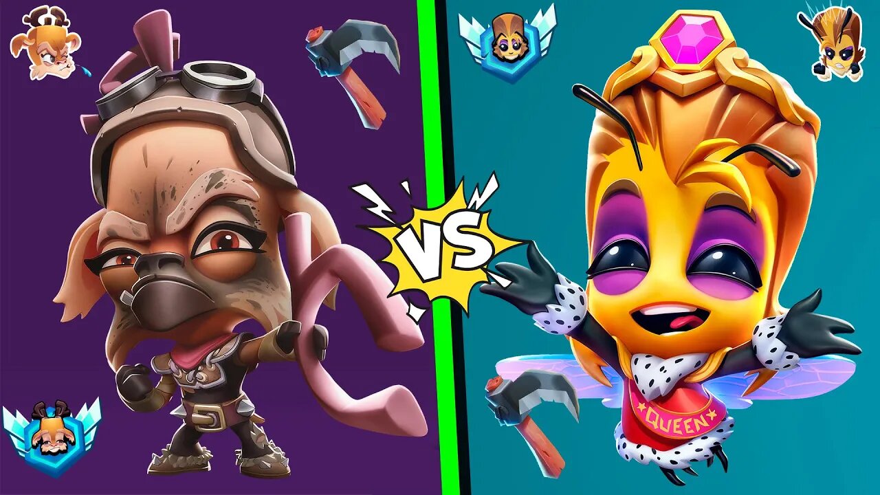 Rubie vs Suzy Batalha Mortal Nível 20 Zooba: Jogo de Batalha Animal