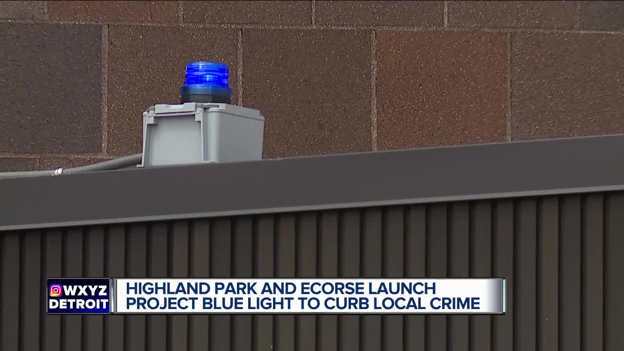 Blue Light project aims to make Highland Park and Ecorse safer