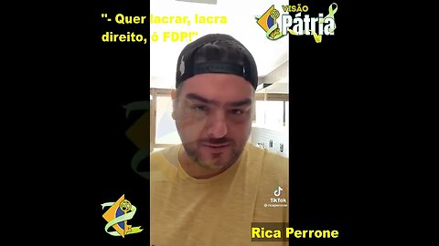 Quer lacrar, lacra direito, ô FDP! @RicaPerrone