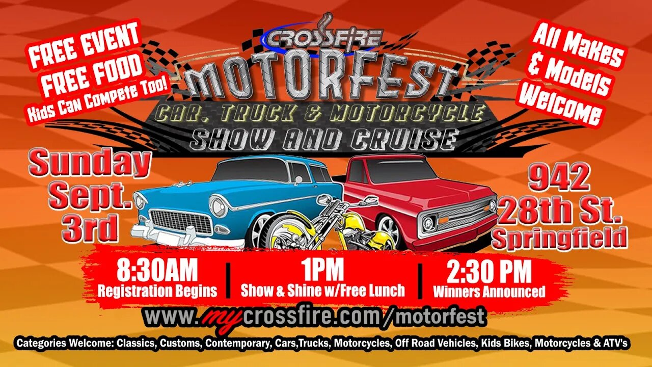 Motorfest Sunday (11 am Service) | Crossfire Healing House