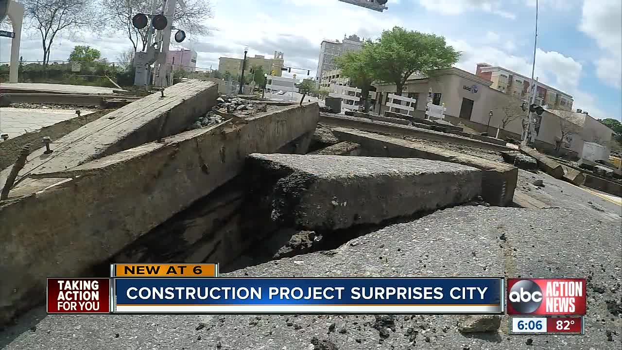 CSX construction creates headache in downtown Lakeland