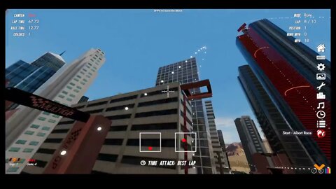 Flight Simulator velocidrone city sfpv around the block 2021 11 28 20 25 01