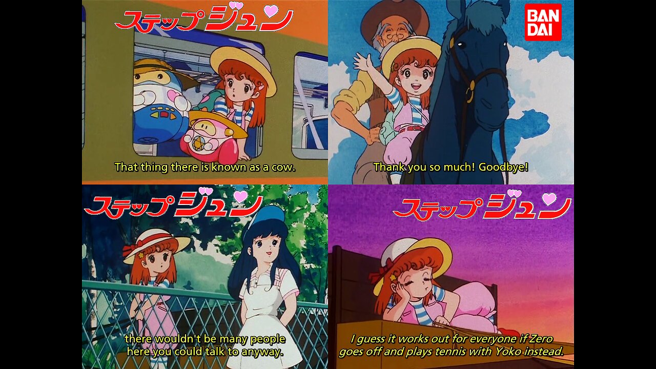 Hai Step Jun (80's Anime) Episode 22 - A Summer Vacation on the Plain (English Subbed)