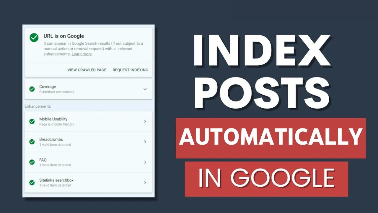 How To Fix Crawling And Indexing Issues Index Blog Post Faster | INDEX YOUR BLOG AUTOMATICALLY