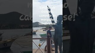 Homenagem a Gandola, campeão de mergulho cabofriense! #shorts #riodejaneiro