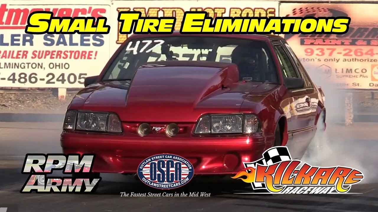 Outlaw Drag Racing Small Tire Eliminations OSCA at Kil Kare Raceway