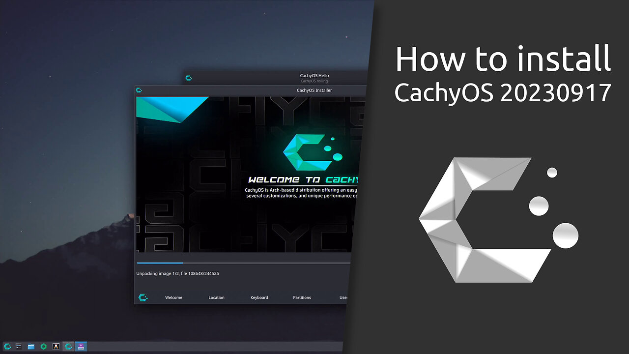 How to install CachyOS 20230917