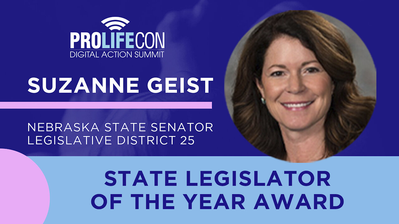 Nebraska State Sen. Suzanne Geist Earns FRC's State Legislator of the Year Award