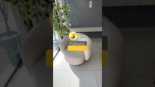 A poltrona Proença é uma novidade ideal para dar um charme e um conforto a mais em seu ambiente.