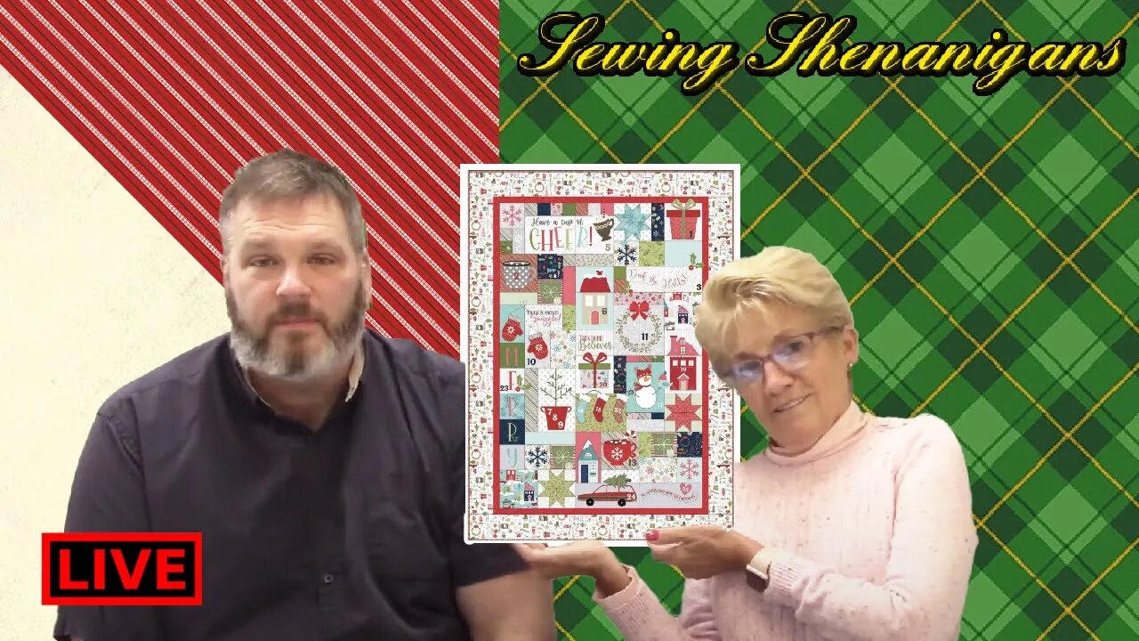 Becky's Cup of Cheer! Sewing Shenanigans Live With Becky & Brent!