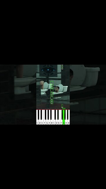 skibidi toilet 23 - Octave Piano Tutorial