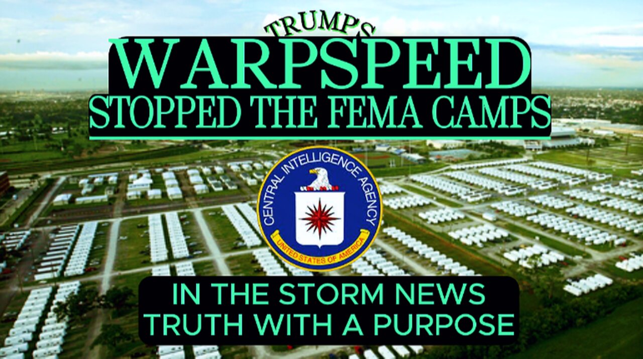 ITSN presents: 'TRUMP'S WARPSPEED STOPPED THE FEMA CAMPS.' 11.15