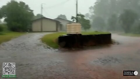 Chuva boa e abençoada na região de Cascavel, PR