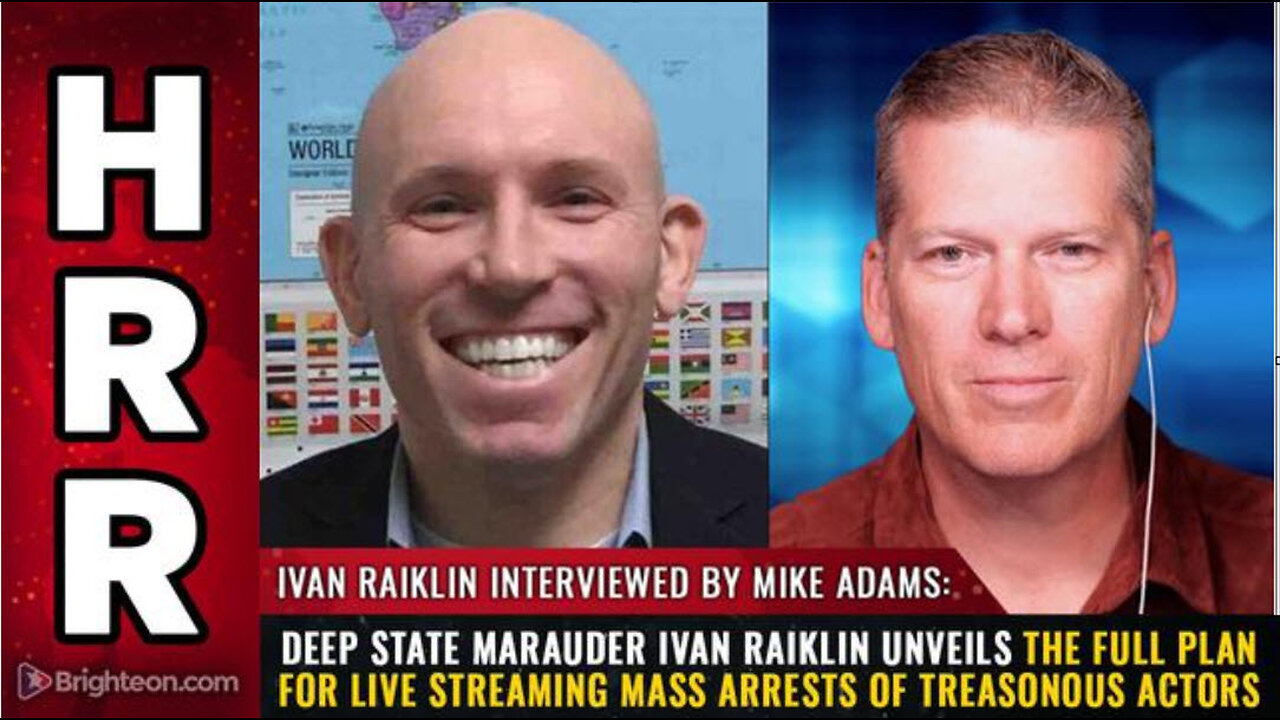 Deep State Marauder Ivan Raiklin unveils the full plan for live streaming MASS ARRESTS...