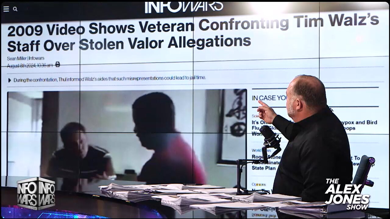 Expect Tim Walz To DROP OUT After Being Caught In Massive Stolen Valor Scandal