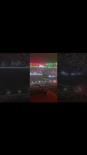 Torcida do Flu recebendo Marcelo no Maracanã