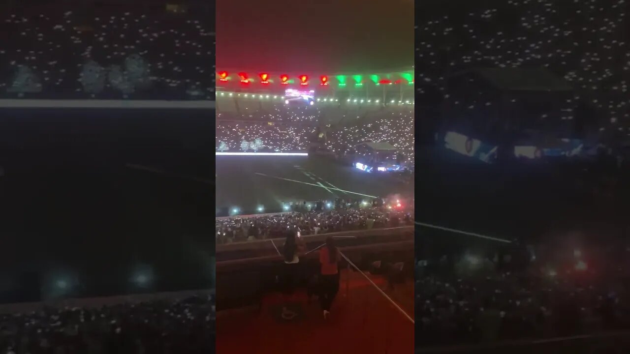 Torcida do Flu recebendo Marcelo no Maracanã