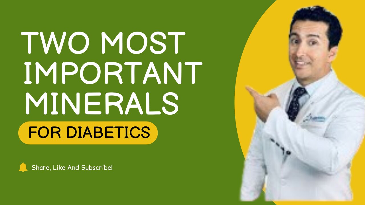 2 Minerals You Must Take For Optimal Diabetes Control ! | Diabetes Supplement