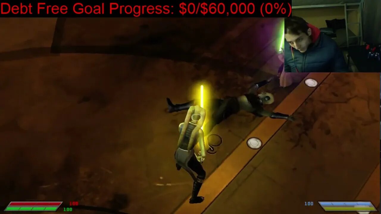 Yoda VS Grand Inquisitor In A Battle With Live Commentary In Star Wars Jedi Knight Jedi Academy