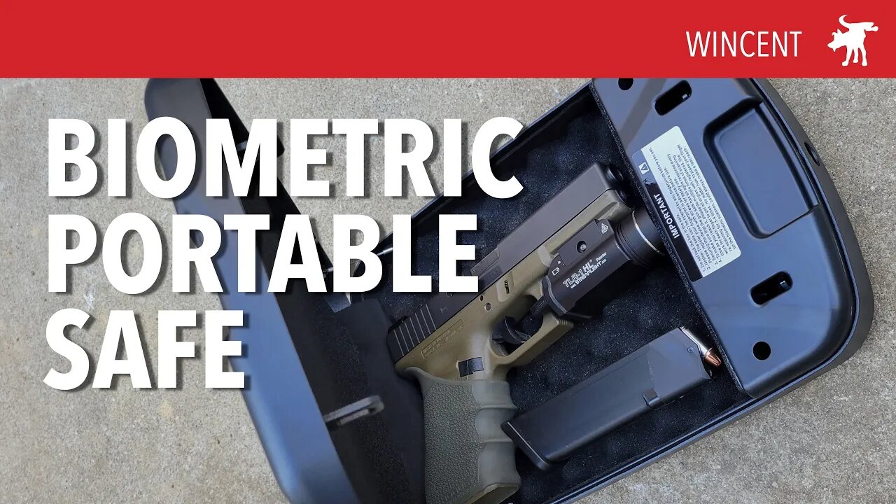 Wincent Portable Biometric Gun Safe