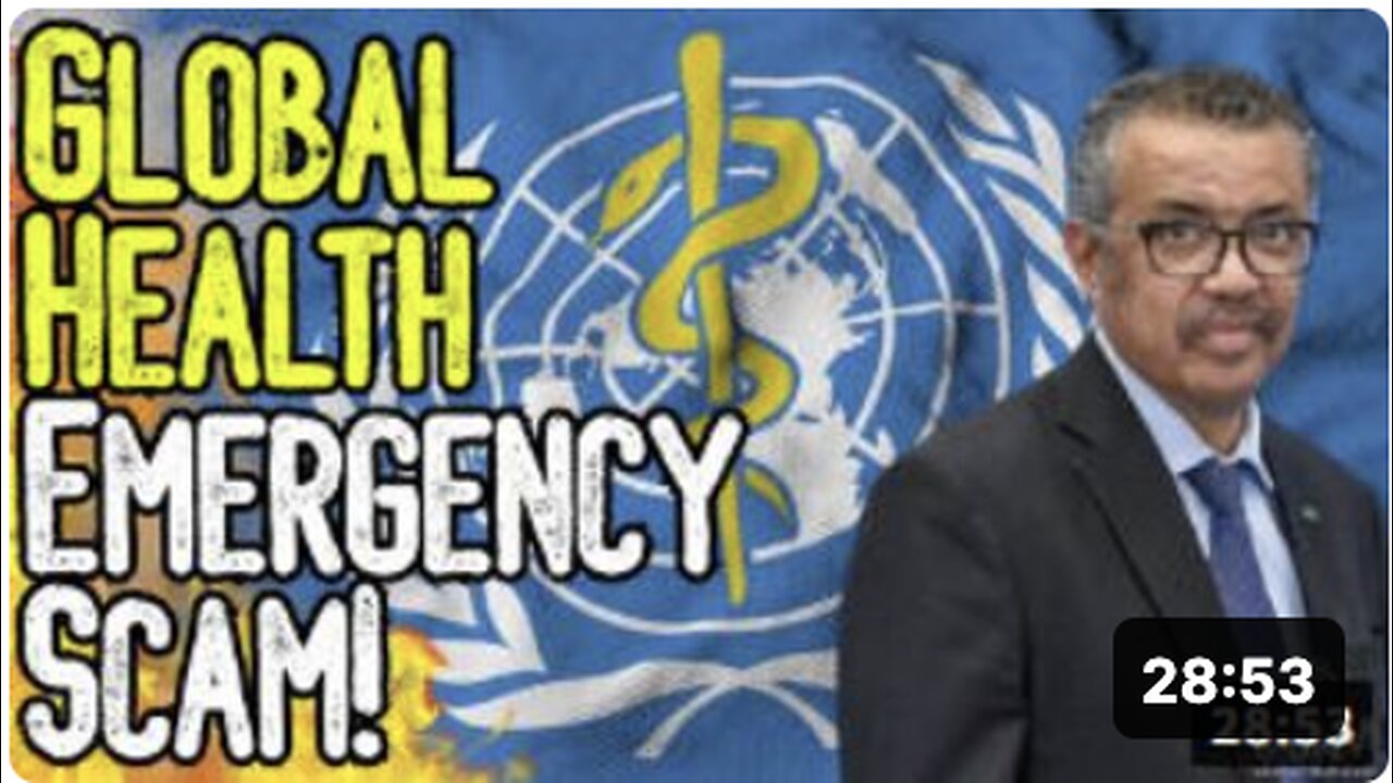 IT'S BACK! GLOBAL HEALTH EMERGENCY SCAM! - New Lockdowns For Fake Monkeypox?