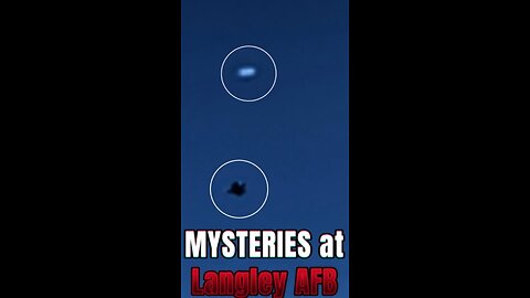 UFO Swarms at Langley AFB