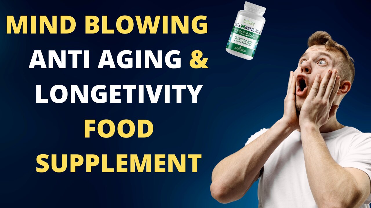 Mind Blowing Anti-aging & long longevity Food Supplement