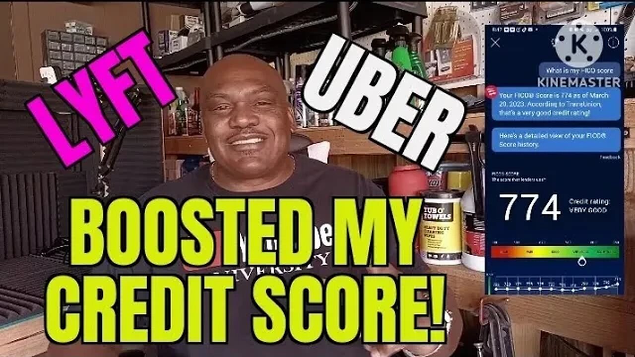 Using Rideshare 🚘 To Boost My Credit Score 💳 💰 LIFE HACK ALERT! #discipline