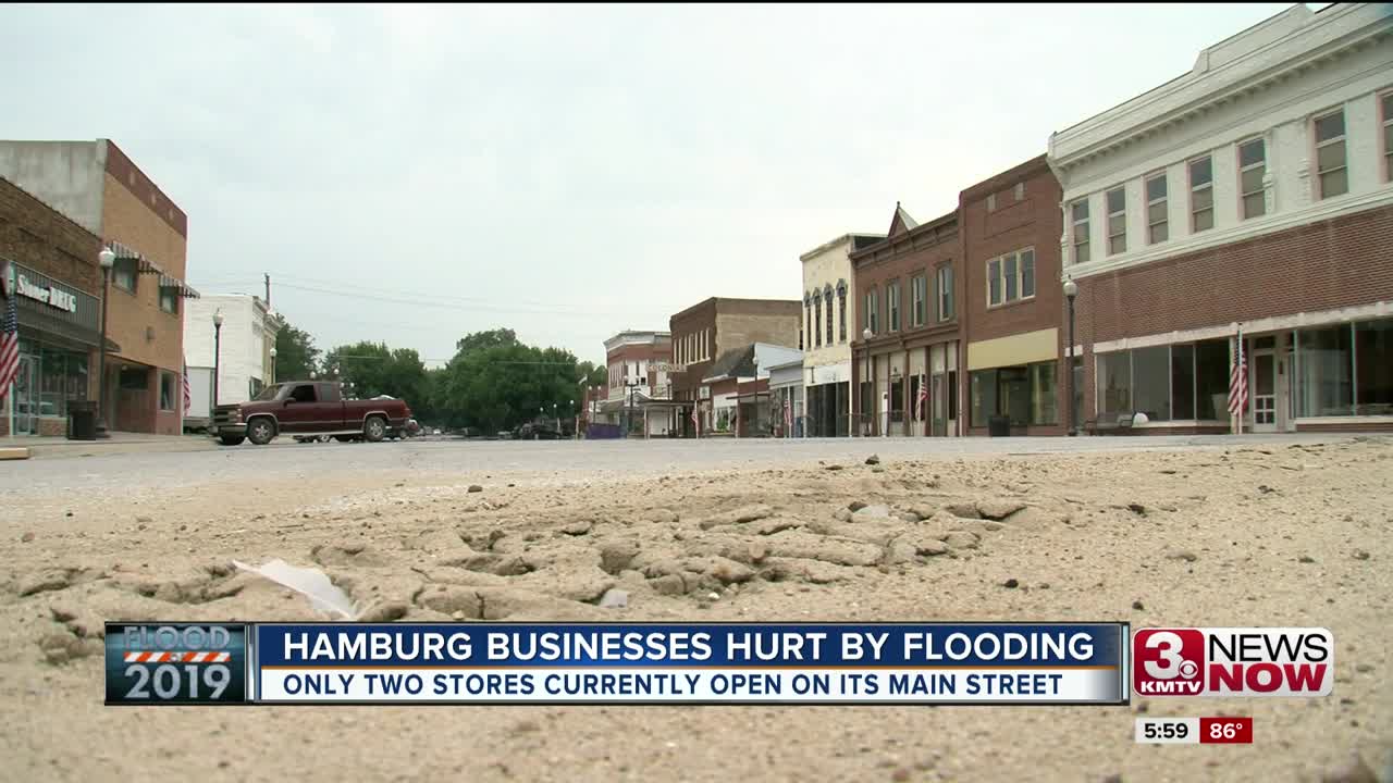 Hamburg businesses remained closed following March floods