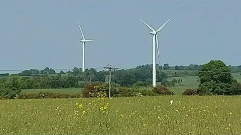 Distant View of Honey Hill and Hemplow Hill, Zoomed in