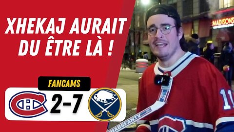 XHEKAJ AURAIT DU ÊTRE LÀ ! | MTL 2-7 BUF | FANCAM