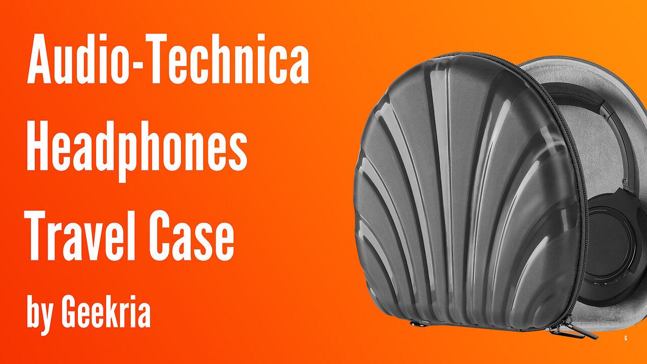 Audio-Technica Over-Ear Headphones Travel Case, Hard Shell Headset Carrying Case | Geekria