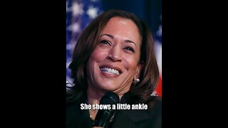 Kamala Shows a Little Ankle