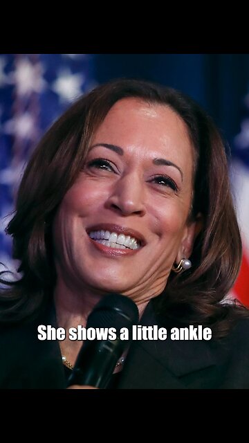 Kamala Shows a Little Ankle