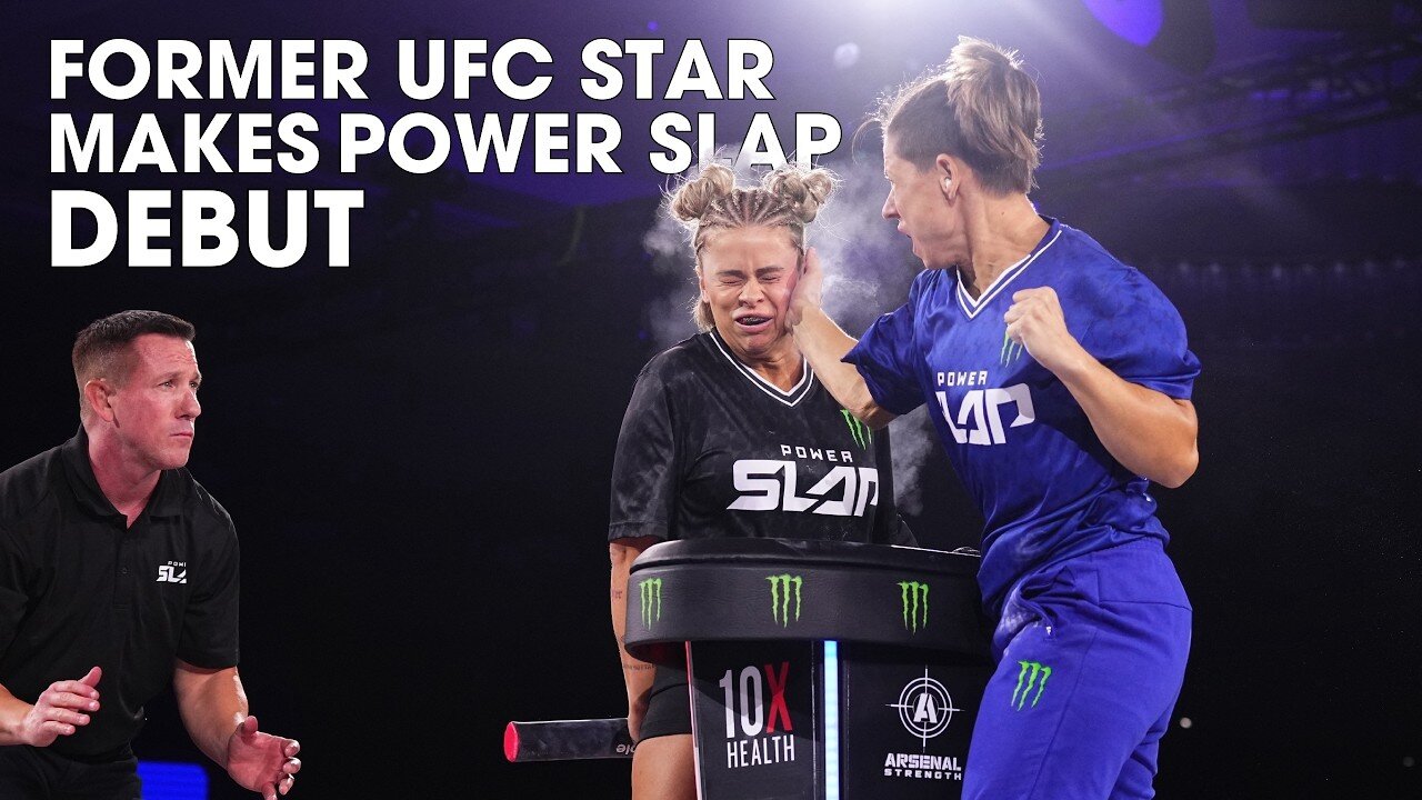 Former UFC Star Makes A Statement | Paige VanZant vs Christine Wolmarans | Power Slap 8 - Full Match