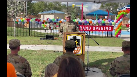 Fort Hood and Liberty Village Splash Pad Ceremony