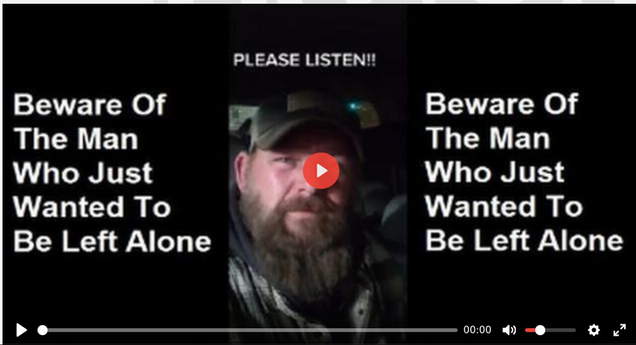 Beware Of The Man That Just Wanted To Be Left Alone - ENG