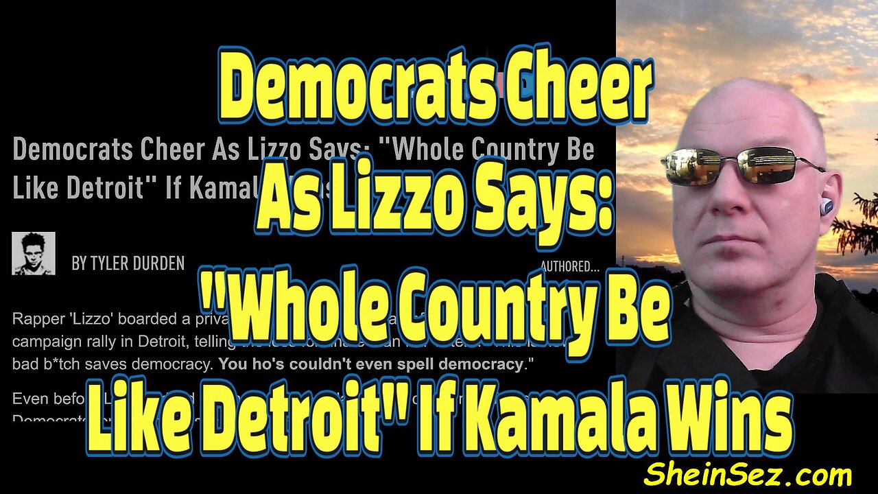 Democrats Cheer As Lizzo Says: "Whole Country Be Like Detroit" If Kamala Wins-687