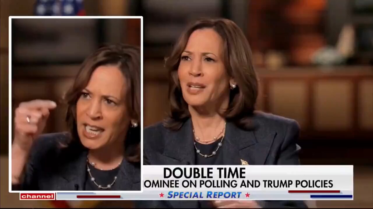 🔥 Kamala Loses It as Fox News Plays Trump Clip After Her "Enemy Within" Claim!