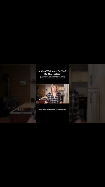 Is Keto TOO Much for You? Eat Lower-Carb/Better-Carb Foods #shorts