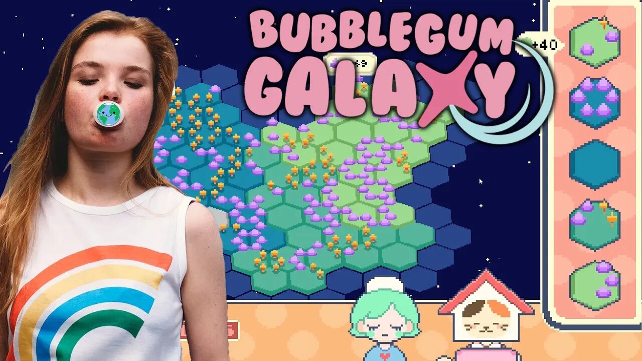 Bubblegum Galaxy (Dorfromantik-Like Cosy City-Builder / Puzzle Game)