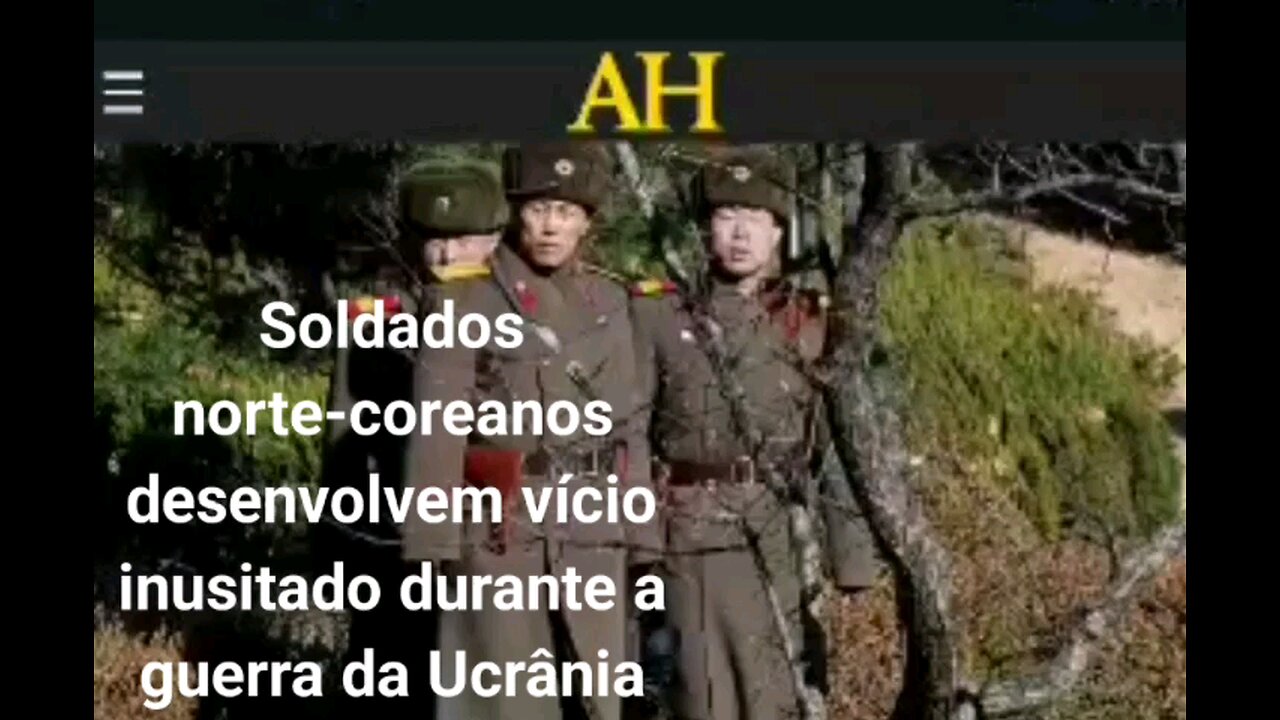 Soldados norte-coreanos desenvolvem vício inusitado durante a guerra da Ucrânia
