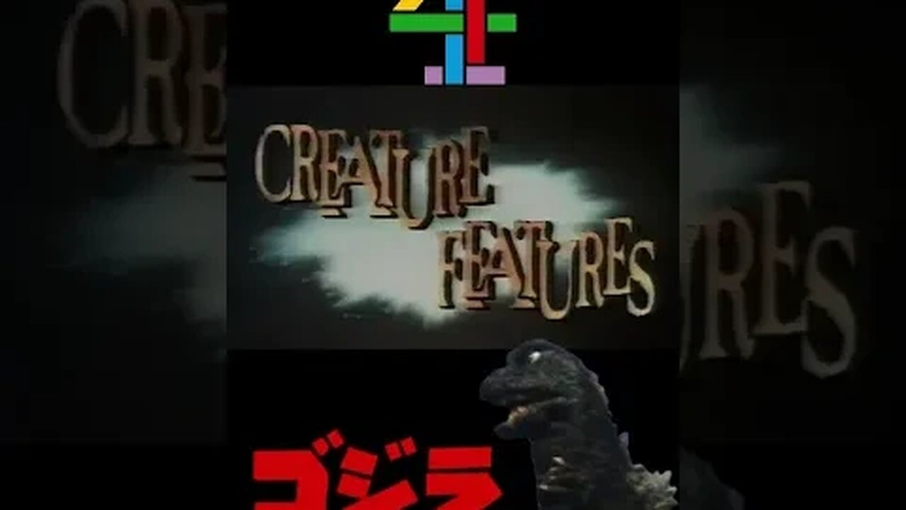 Creature Features "Godzilla" Season @Channel 4 #OldSchool #Godzilla from #UKTV (Summer 1990) #Shorts