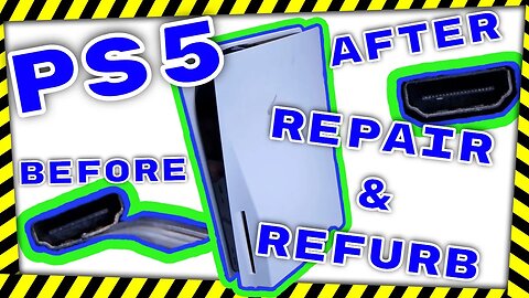 PS5 HDMI PORT REPAIR White Light No display ☠ WLOD ☠