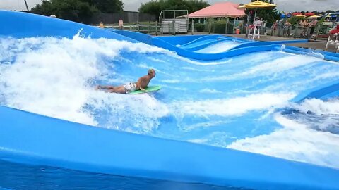 flowrider - Andrew - 20 at Soak City, Kings Island