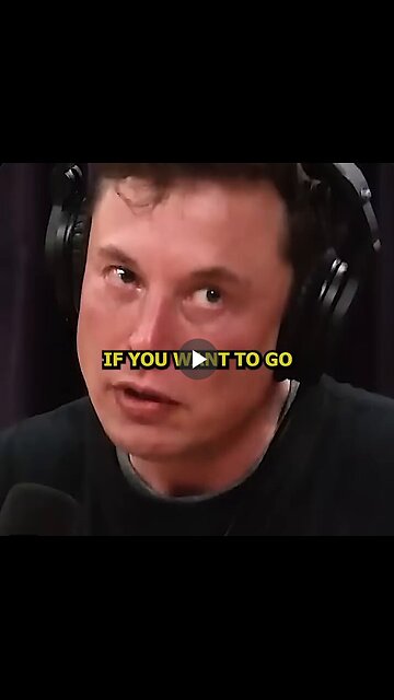 ELON: THE KEY TO GOING SUPER FAST UNDERGROUND IS MAGLEV...