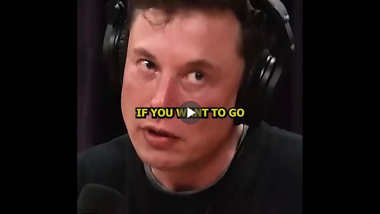 ELON: THE KEY TO GOING SUPER FAST UNDERGROUND IS MAGLEV...