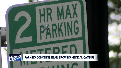 Parking concerns as medical campus continues to expand