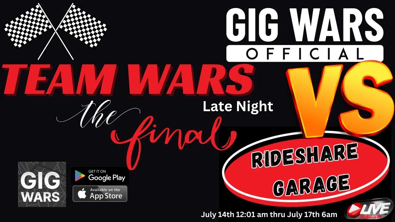 The FINALE: Rideshare vs Food Delivery in TEAM WARS - GWO vs RSG