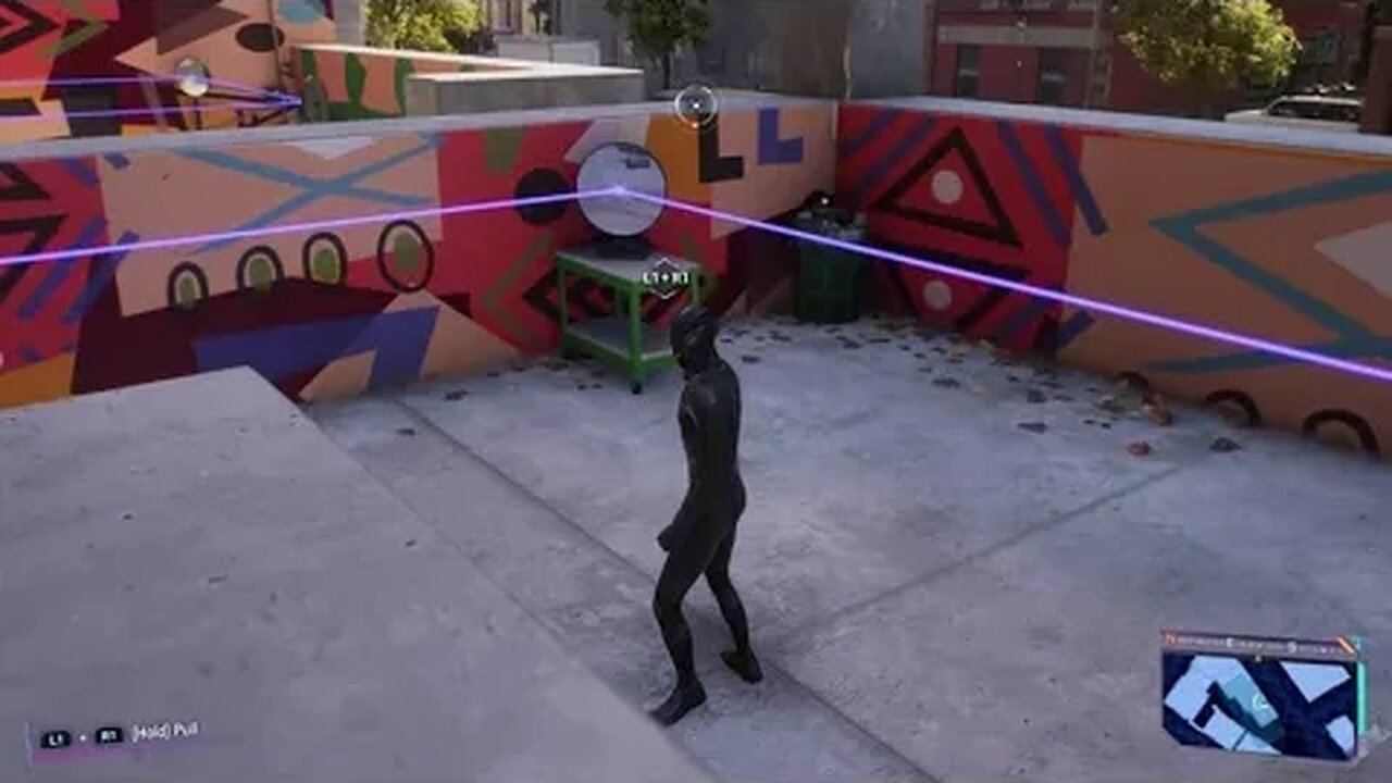 Spider-Man 2 - Senior Prank: Solve The Second Reangle Beams Mural Light Puzzle: Talk To Hailey